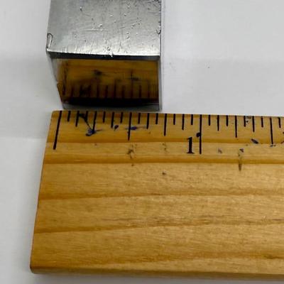 Sale Photo Thumbnail #470: Steel weights, approx. 3” x .75” x .75”. Chrome finish. Each weighs approximately. 7.5 oz.