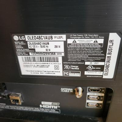 LG 48" Television TV OLED48C1AUB w Remote Tested Working