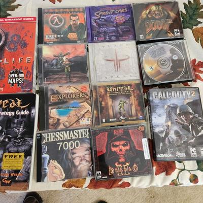 Video Games & Books Chessmaster 7000, Dioblo , Unreal, Call of Duty 2, Doom 3