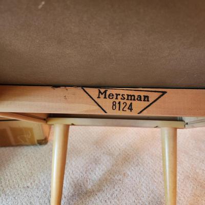 Mid Century MCM Mersman 8124 Blonde Step End Table