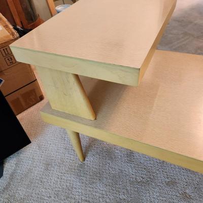 Mid Century MCM Mersman 8124 Blonde Step End Table