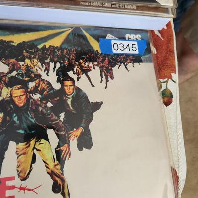 Collection of Laser Disc Movies Papillon, The last Picture show,Moby Dick, Back to the Future , Hoosiers,Diner, James Dean 35th...