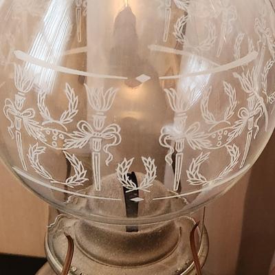 Lot of 3 Vintge Hurricane Oil Lamps 1 P&A Risdon lamp