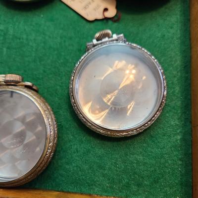 Large Lot of Vintage Pocket Watches Cases