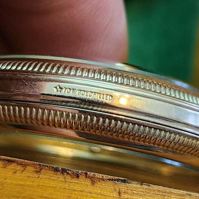 Lot of 17 Vintage Gold Tone Pocket Watches Cases j Boss, C.W.C., Wadsworth ,Waltham, Cashier A.W. C. Co., Majestic, Philadelphia