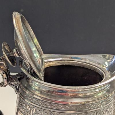 Sale Photo Thumbnail #2993: Vintage Rare Silver Plate Coffee And Tea Set Walker & Hall Sheffield