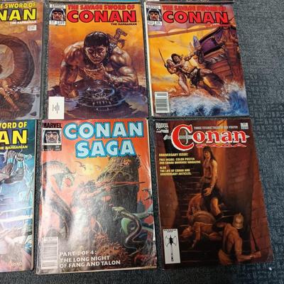 CONAN COMIC BOOKS (4)