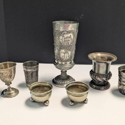 Sale Photo Thumbnail #2999: Silver Plated Cups