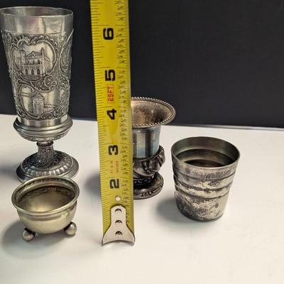 Sale Photo Thumbnail #3000: Silver Plated Cups