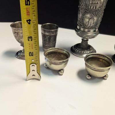 Sale Photo Thumbnail #3001: Silver Plated Cups