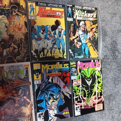 A VARIETY OF COMIC BOOKS