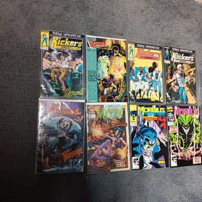 A VARIETY OF COMIC BOOKS