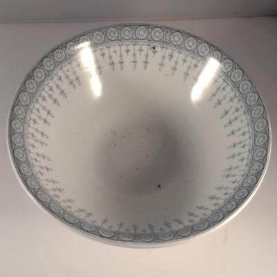 John Maddock & Sons Vitreous China Pedestal Vegetable Bowl and Rectangular Platter