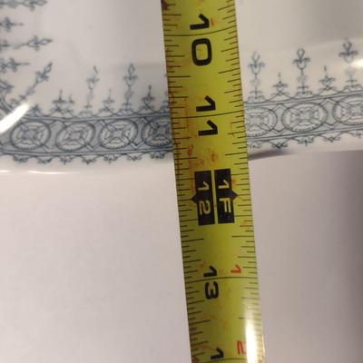 John Maddock & Sons Vitreous China Pedestal Vegetable Bowl and Rectangular Platter