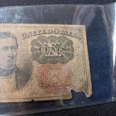 US 10 CENT FRACTIONAL CURRENCY NOTE