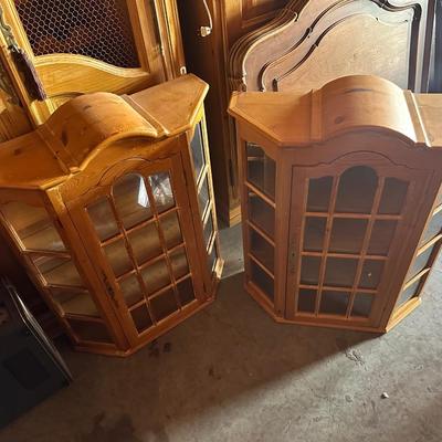 Sale Photo Thumbnail #4: Pair of Vintage Apothecary Wall Cabinets (Pine)
A matched pair of vintage apothecary wall cabinets in pine, offering classic utility and mellow, aged character. The compact footprint and shallow depth make them easy to place for storage and display.
Quant