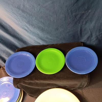 FIESTAWARE DINNER, SALAD AND BREAD PLATES