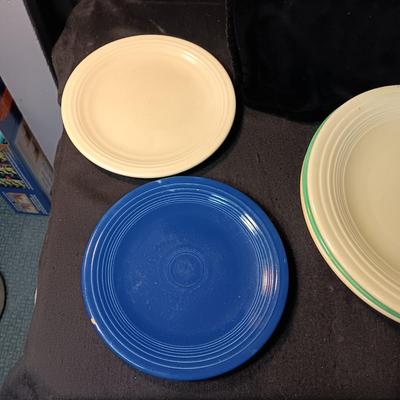 FIESTAWARE DINNER, SALAD AND BREAD PLATES