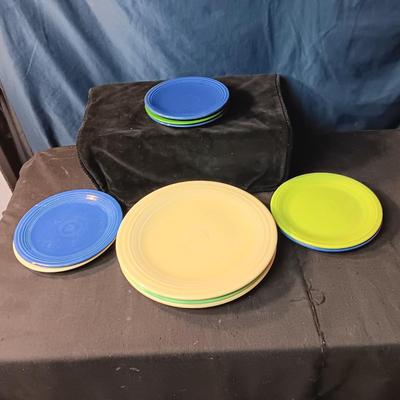 FIESTAWARE DINNER, SALAD AND BREAD PLATES