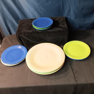 FIESTAWARE DINNER, SALAD AND BREAD PLATES
