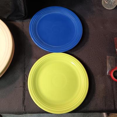 FIESTAWARE DINNER, SALAD AND BREAD PLATES