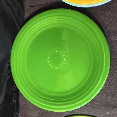 FIESTAWARE SOUP AND CEREAL BOWLS PLUS LUNCH PLATES