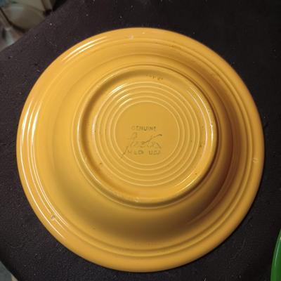 FIESTAWARE SOUP AND CEREAL BOWLS PLUS LUNCH PLATES