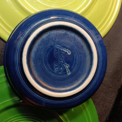 FIESTAWARE SOUP AND CEREAL BOWLS PLUS LUNCH PLATES
