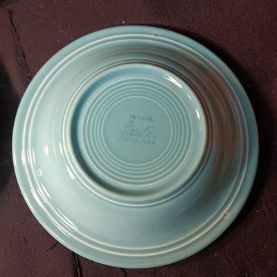FIESTAWARE SOUP AND CEREAL BOWLS PLUS LUNCH PLATES