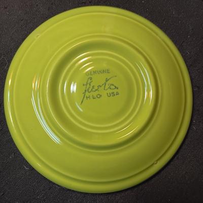 FIESTAWARE CUPS AND SAUCERS, COMPOTE, SERVING BOWL & 2 PINT JUG