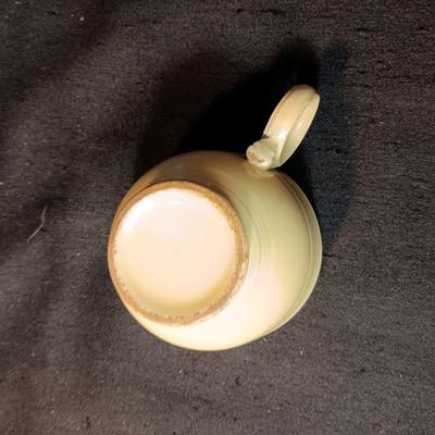 FIESTAWARE CUPS AND SAUCERS, COMPOTE, SERVING BOWL & 2 PINT JUG