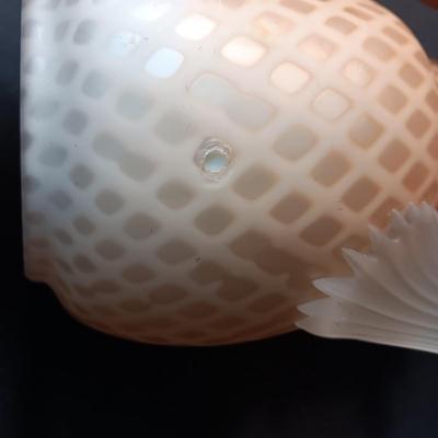 DIAMOND GILDED SATIN GLASS PITCHER