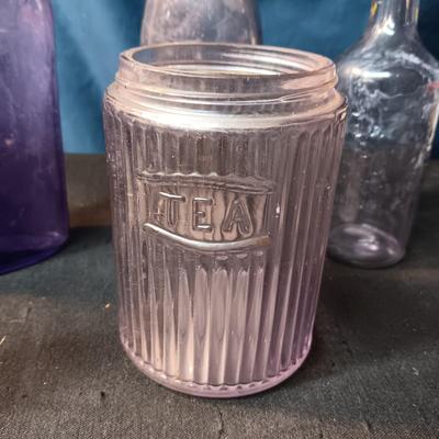 ANTIQUE BOTTLES, JARS AND SHAKERS