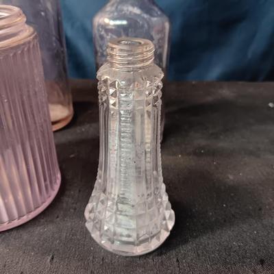ANTIQUE BOTTLES, JARS AND SHAKERS