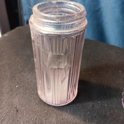 ANTIQUE GLASS WITH A PURPLE HUE