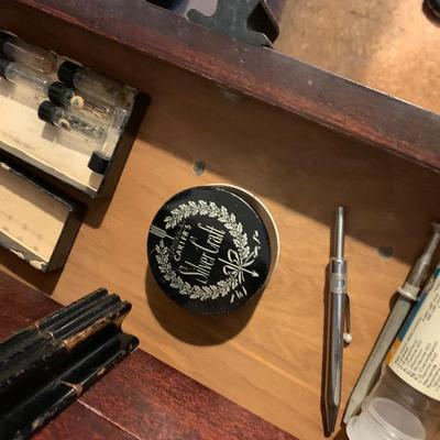Horologist / Jewelers / Dental / Hobbiest Cabinet Full of Pocket Watch Repair Tools / Parts