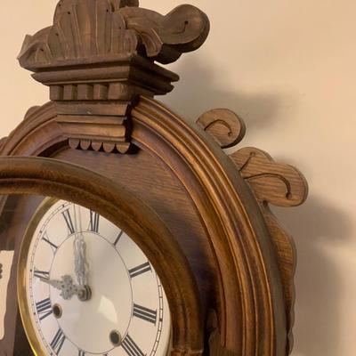 Westminster Gingerbread Tear Drop Clock