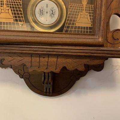 Westminster Gingerbread Tear Drop Clock