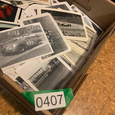 Large Lot of Vintage Photos / Many Auto Racing