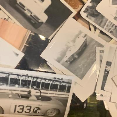 Large Lot of Vintage Photos / Many Auto Racing
