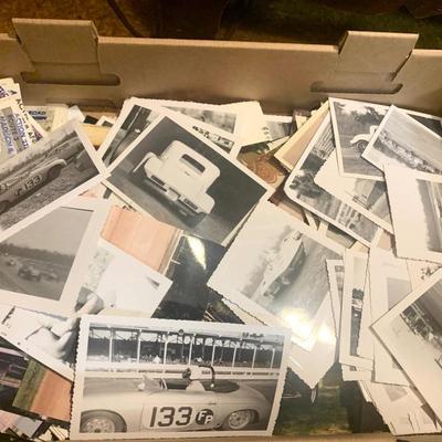 Large Lot of Vintage Photos / Many Auto Racing