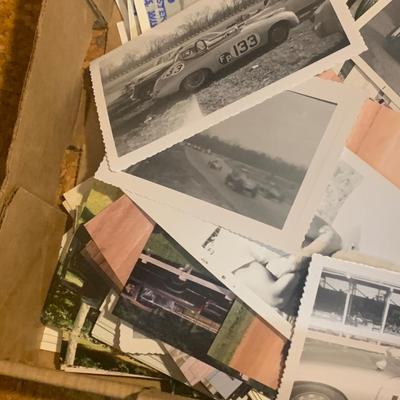 Large Lot of Vintage Photos / Many Auto Racing