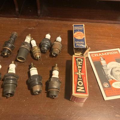 Vintage Spark Plugs Lot