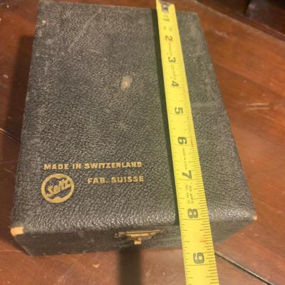 Vintage Seitz Watchmakers Bench tool Swiss Punch Set