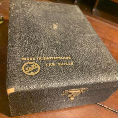 Vintage Seitz Watchmakers Bench tool Swiss Punch Set