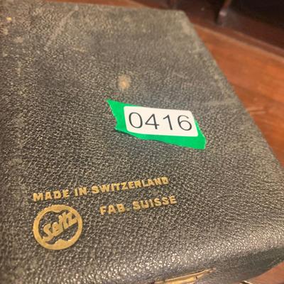 Vintage Seitz Watchmakers Bench tool Swiss Punch Set