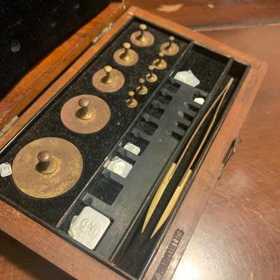 TWO Antique Scale Weight Sets