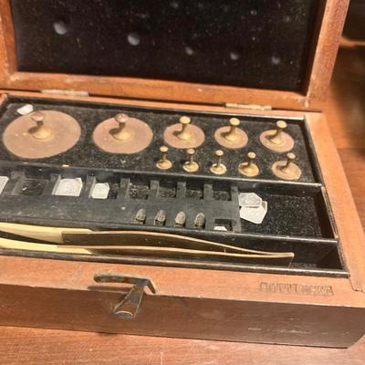 TWO Antique Scale Weight Sets