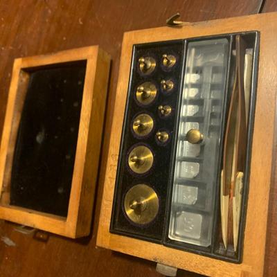 TWO Antique Scale Weight Sets