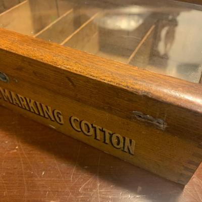 Antique Clark’s Spool Cabinet